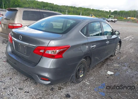 2019 Nissan Sentra S из США, поврежденный, VIN 3N1AB7AP0KY458040